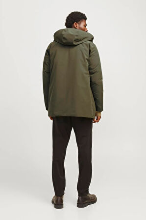 Erkek JJEKEEN Kapüşonlu Parka SN - Haki | XL