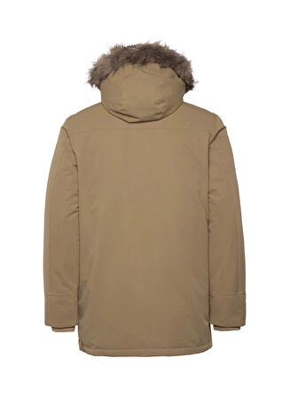 Jack & Jones Açık Kahve Erkek Mont JJECONSTRUCT FAUX FUR PARKA SN