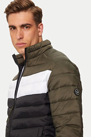 Jack & Jones Erkek Dik Yakalı Şişme Mont - 12258444