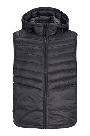 JJESPRINT BODYWARMER HOOD SİYAH12258452