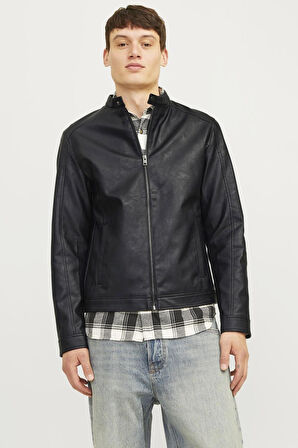 JJEDYLAN CLEAN PU JACKET NOOS SİYAH 12261195
