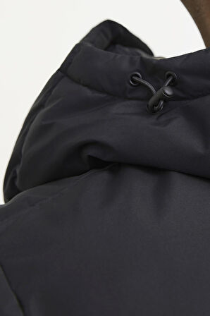 Jack & Jones 12256974 Erkek  Siyah Mont & Kaban