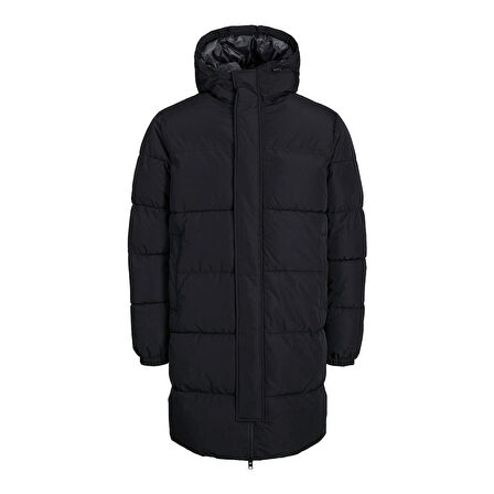 Jack & Jones 12256980 Jjebradley Long Puffer Sn Siyah