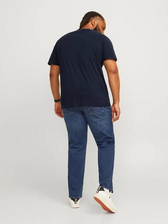 Jack Jones Caleb Varsıty Büyük Beden Erkek Tişört 12258871