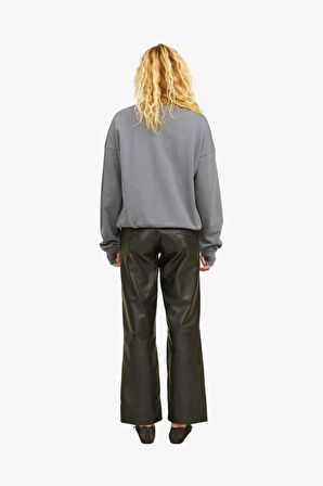 JJXX Jxriri Loose Kadın Gri Sweatshirt 12263678-Mockingbird