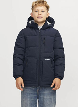 Jack & Jones Siyah Erkek Şişme Mont 12258547