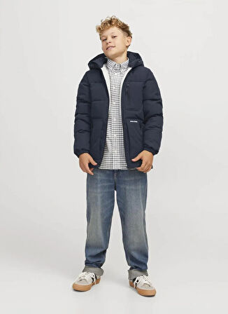 Jack & Jones Siyah Erkek Şişme Mont 12258547