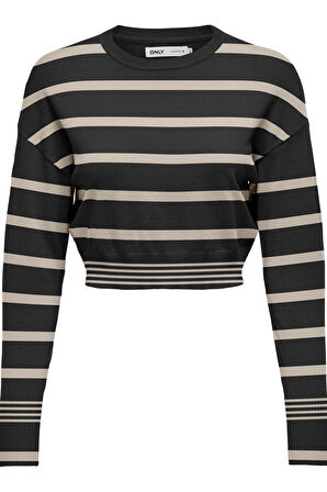 ONLIBI LS CROPPED PULLOVER CC KNT 