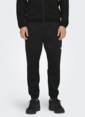 Only & Sons Normal Siyah Erkek Eşofman Altı ONSLIAM REG PANTS TRACKSUIT NOOS