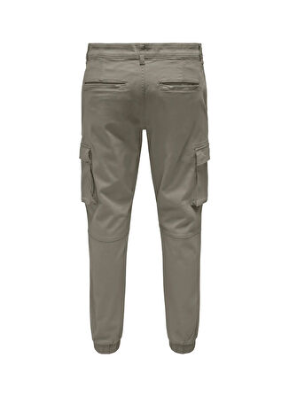 Only & Sons Lastikli Paça Kahve Erkek Kargo Pantolon ONSCAM STAGE CARGO CUFF LIFE 6687 N