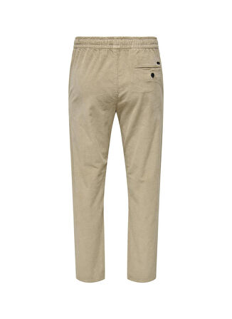 Only & Sons Normal Bel Normal Kahve Erkek Chino Pantolon ONSLINUS TAP CORDUROY 0185 PANT NOO