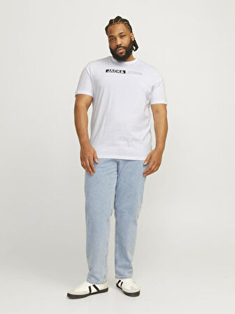 Jack Jones Corp Logo Play Plus Erkek Tişört 12243630