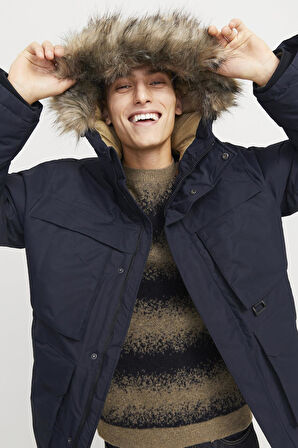 JJSTAR PARKA JACKET LACİVERT12256892