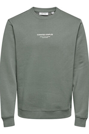 ONSCURATED REG CREW NECK SWEAT HAKİ 22030923