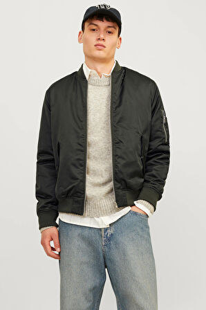 Jack & Jones Erkek Jjocean Bomber Ceket 12256857 Haki