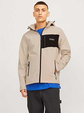 JJTAYLOR SOFTSHELL JACKET Moonbeam