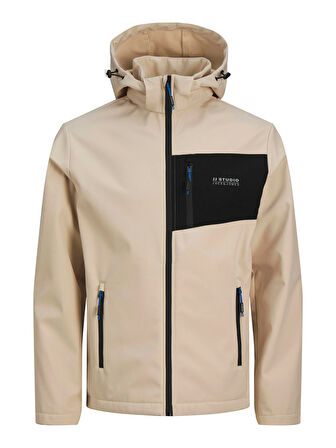 JJTAYLOR SOFTSHELL JACKET Moonbeam