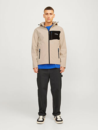 JJTAYLOR SOFTSHELL JACKET Moonbeam