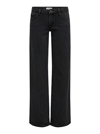ONLJUICY LW WIDE LEG DNM REA1099 Kadın Black Denim Pantolon - 15333082