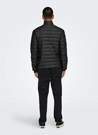 Only & Sons Siyah Erkek Mont ONSGAVIN LIGHT DOWN JACKET OTW