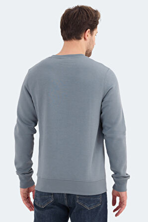 Jack & Jones 12256818 Erkek  Mavi Sweatshirt