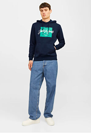 Jack & Jones Tiley Kapüşonlu Erkek Sweat 12256807