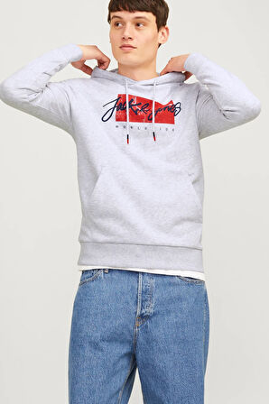 Jack & Jones Tiley Kapüşonlu Erkek Sweat 12256807
