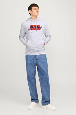 Jack & Jones Tiley Kapüşonlu Erkek Sweat 12256807
