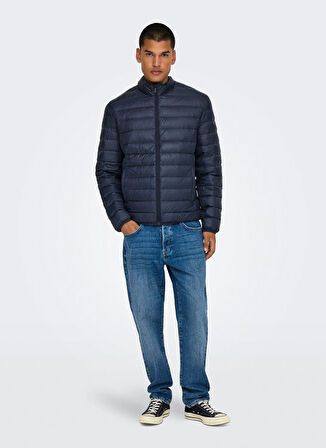 Only & Sons Gece Mavisi Erkek Mont ONSGAVIN LIGHT DOWN JACKET OTW