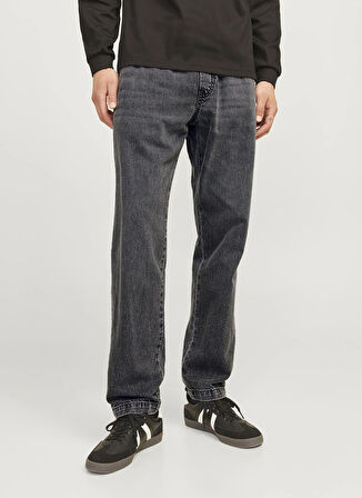 Jack & Jones Yüksek Bel Relaxed Siyah Erkek Denim Pantolon 12259206_JJIKANE JJJOGGER WI 088