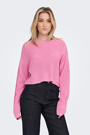 Only Kadın Düşük Omuzlu Crop Kazak - 15284453