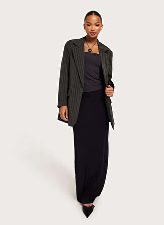 Only Rahat Koyu Füme Kadın Ceket ONLBRIE L/S OVS PINS BLAZER TLR