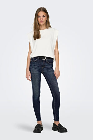 ONLBLUSH MID SK ANKLE RW DNM DOT245 NOOS KOYU MAVİ 15326910