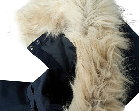 Name it kids Nkmillo Parka Jacket Long Fo Noos Çocuk Günlük Mont 13235514-DARK-SAPPHIRE Lacivert