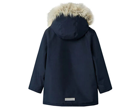Name it kids Nkmillo Parka Jacket Long Fo Noos Çocuk Günlük Mont 13235514-DARK-SAPPHIRE Lacivert