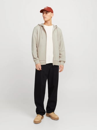 Jack & Jones Erkek JJECORP Logolu Bej Hırka -12265177 