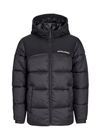 Jack & Jones Siyah Erkek Çocuk Şişme Mont 12258878