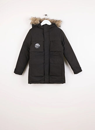 Jack & Jones Siyah Erkek Çocuk Parka 12258941