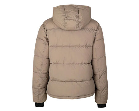 Only Onlann Premium Puffer Kadın Günlük Mont 15287909-WALNUT Kahverengi