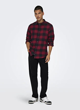 Only & Sons Normal Bel Rahat Siyah Erkek Denim Pantolon ONSEDGE STRAIGHT BOX TAI DNM CBO