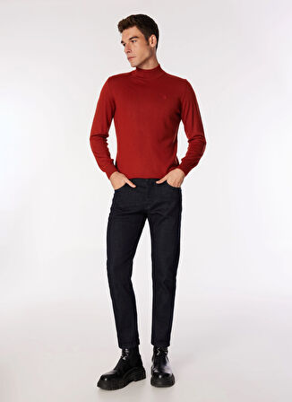 Jack & Jones Normal Bel Regular Fit Erkek Denim Pantolon 12266814_RDDCOMFORT ROYAL SELVEDGE