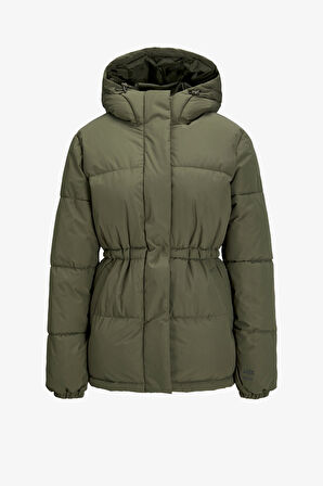 JJXX Jxworld Puffer Kadın Yeşil Mont 12266907-DustyOlive