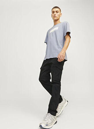 Jack & Jones Normal Bel Normal Paça Siyah Erkek Pantolon JPSTMARCO JJSANTIAGO CARGO MG