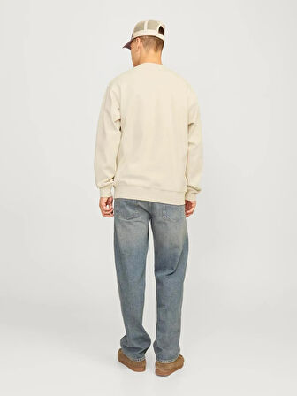 Jack & Jones Jprblachad Branding Sweat Crew Neck Ln Erkek Sweatshirt