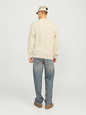 Jack & Jones Jprblachad Branding Sweat Crew Neck Ln Erkek Sweatshirt