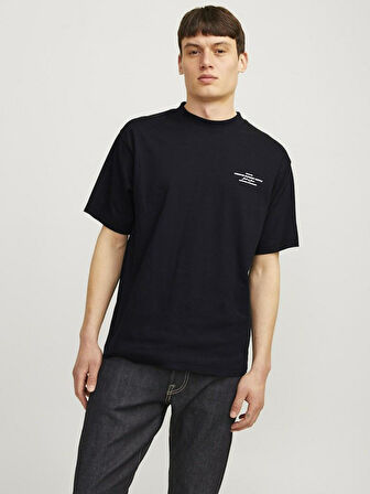 Jack Jones Blachad Brandıng Erkek Tişört 12259357