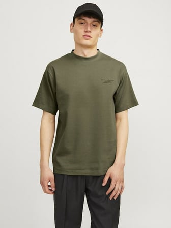Jack Jones Blachad Brandıng Erkek Tişört 12259357