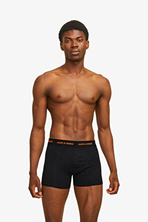 Jack & Jones Jacmarvın Erkek Siyah Boxer 12263876-Black