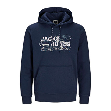 Jack & Jones 12261670 Erkek  Lacivert Sweatshirt