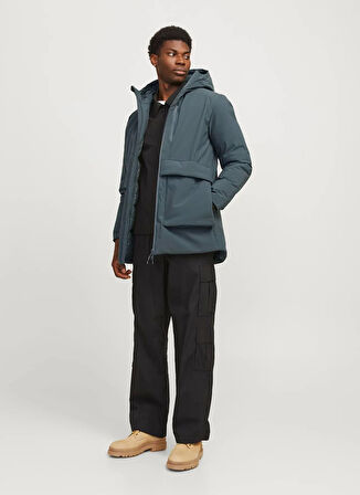 Jack & Jones Gri Erkek Mont JCOCHARLIE PARKA JACKET BF